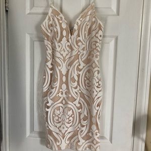 Charlotte Russe Elegant Lace Cocktail Dress